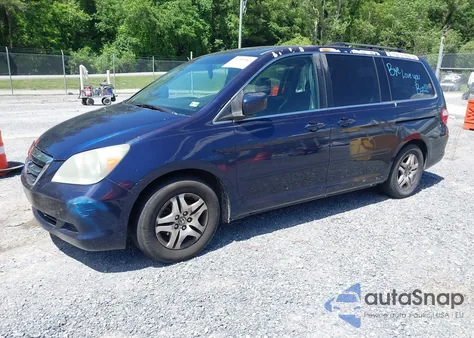 2006 Honda Odyssey Ex-L from USA, damaged, VIN 5FNRL386X6B059558